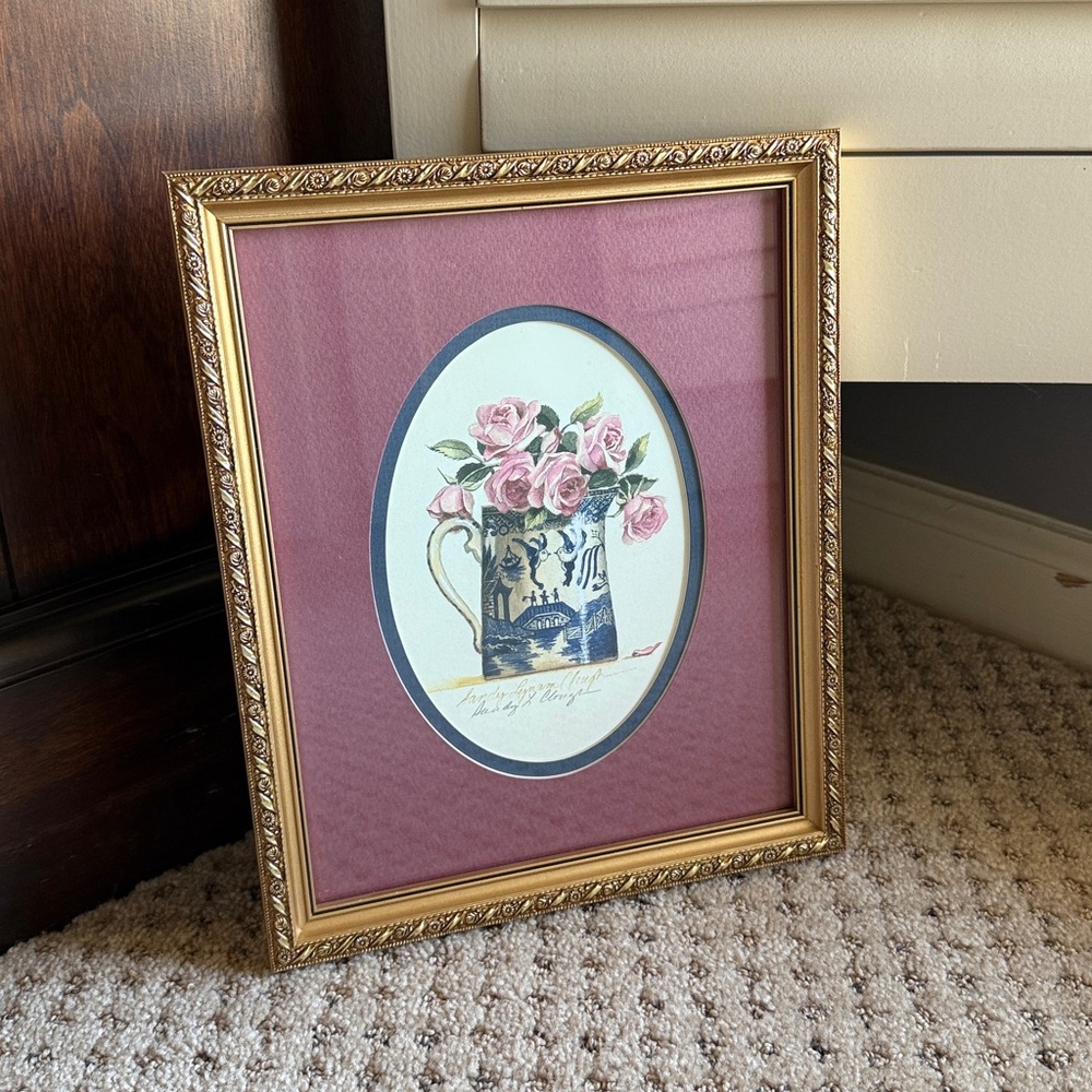 Vintage Sandy Lynam Clough Signed Print